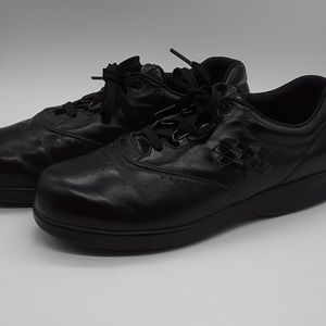 SAS FREE TIME LACE UP WORK SNEAKERS New Sz 8 black